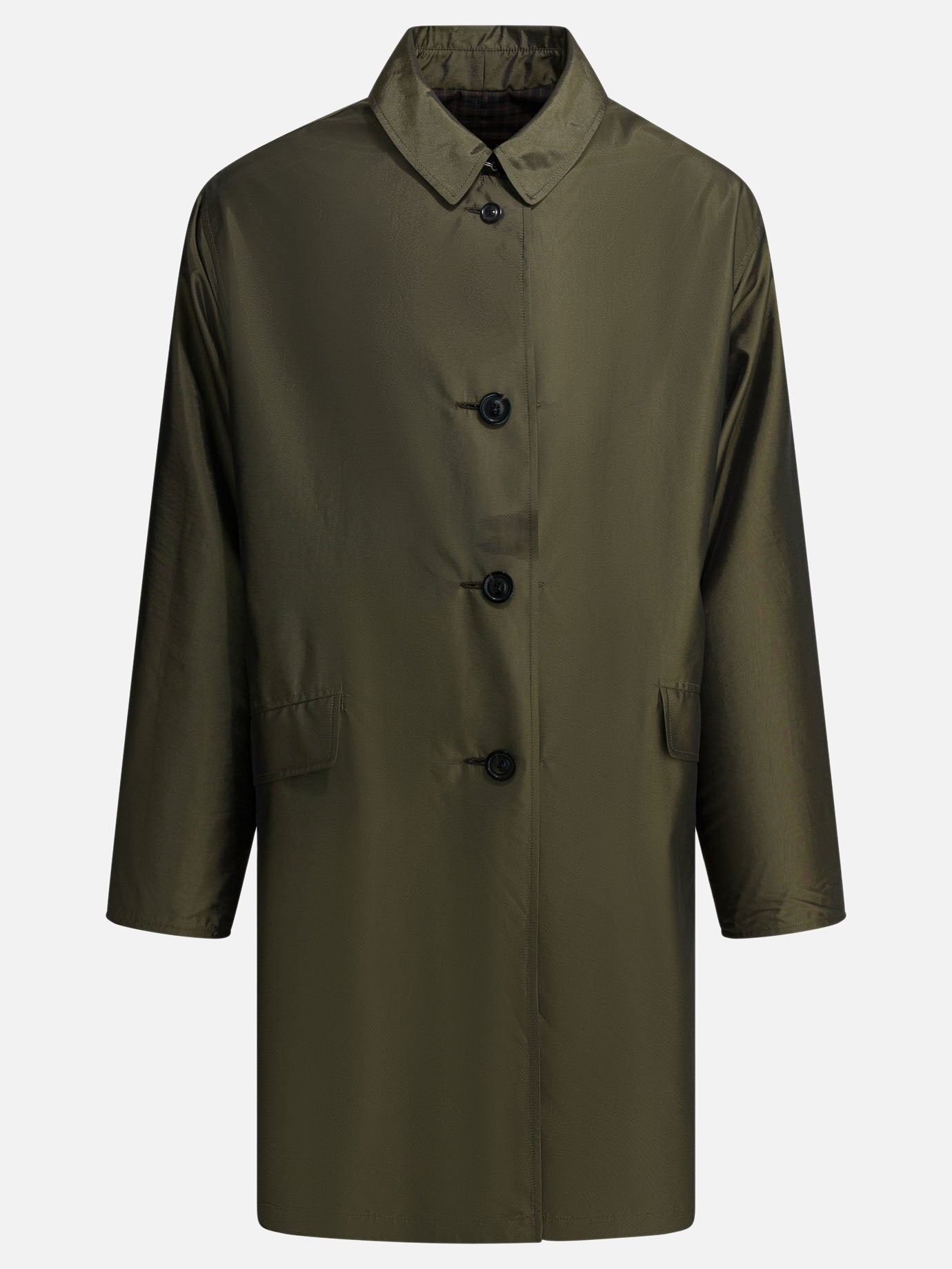 Plaid Raincoat Maison margiela – Гарантія оригінальності – вид ззаду