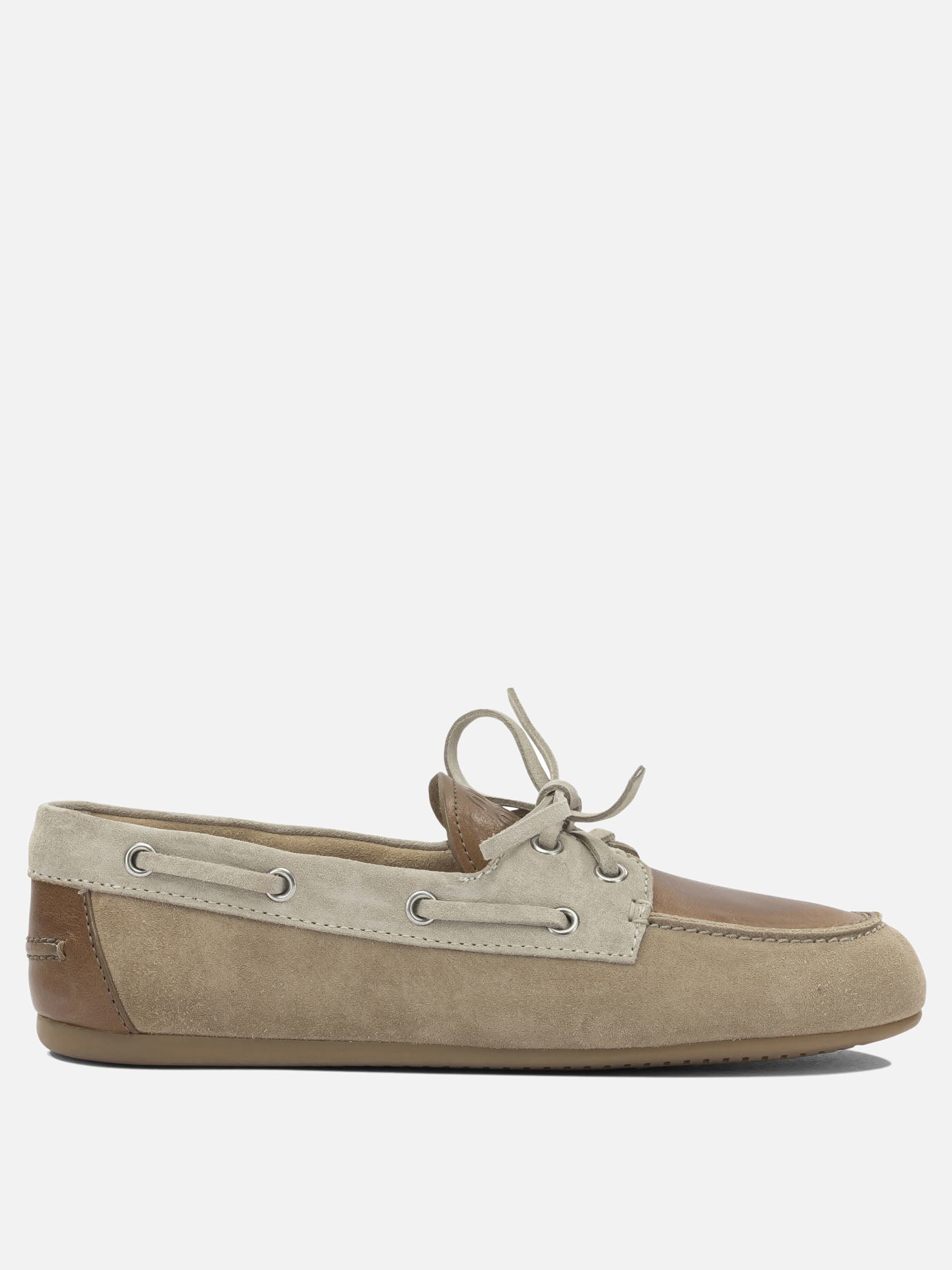 Suede Lace-Up Loafers Miu miu оригінал – Купити в Україні – боковий вид