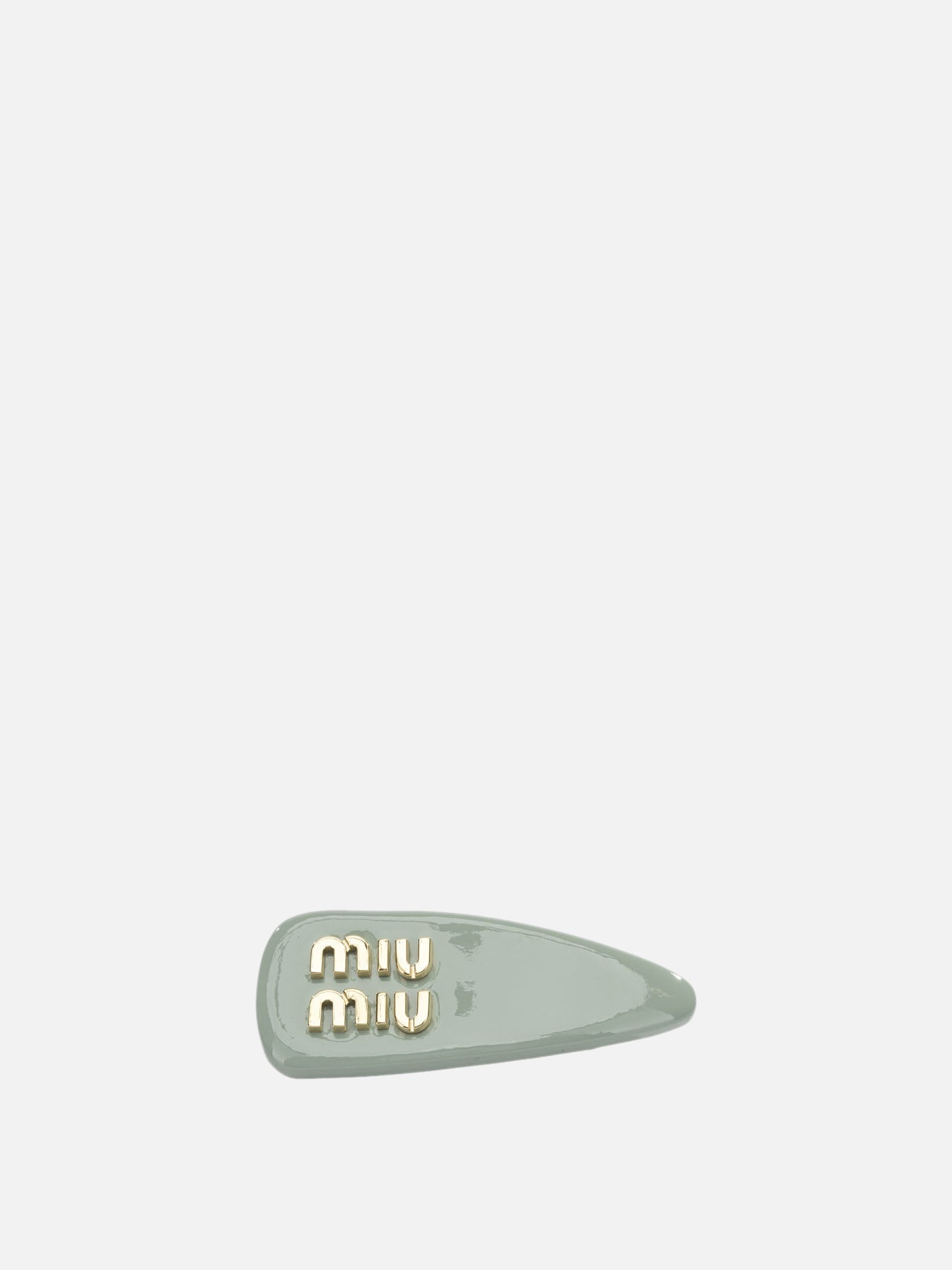 Patent Leather Hair Clips Miu miu – Гарантія оригінальності – боковий вид