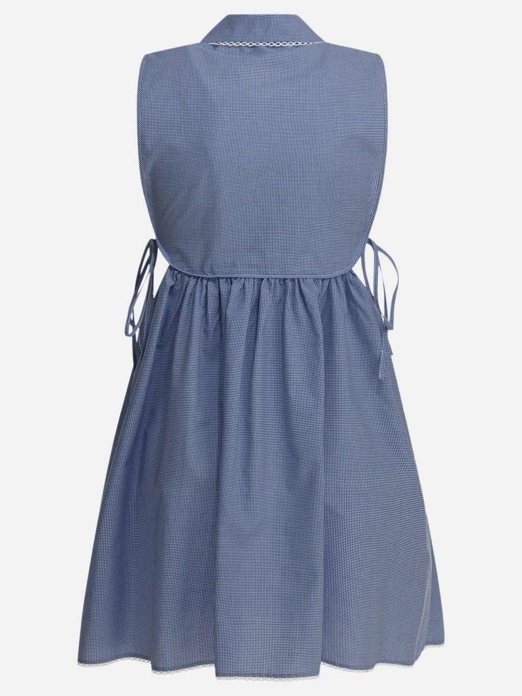 Short Dress With Logo Miu miu оригінал – Купити в Україні – вид ззаду