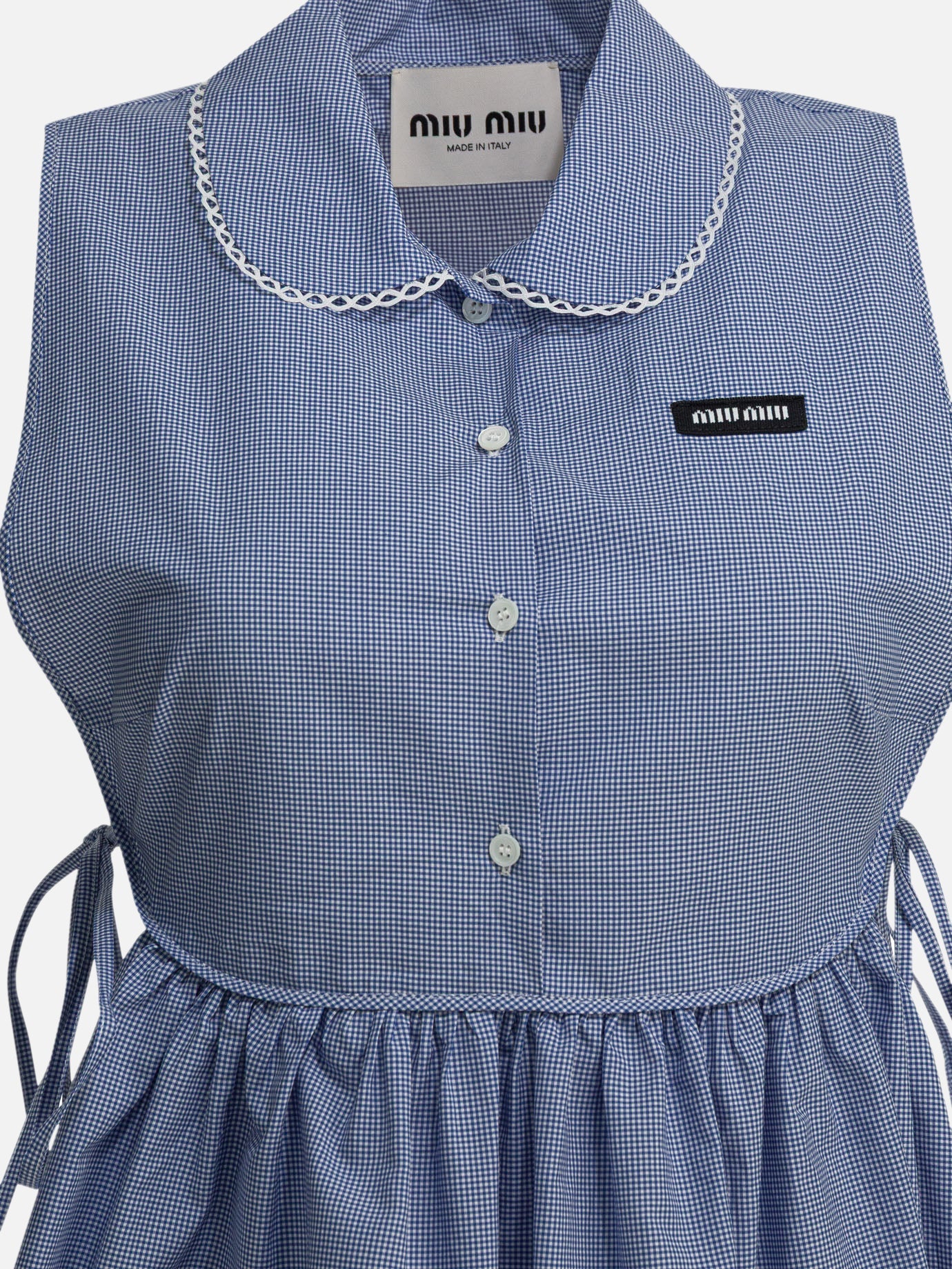 Short Dress With Logo Miu miu оригінал – Купити в Україні – детальний вид