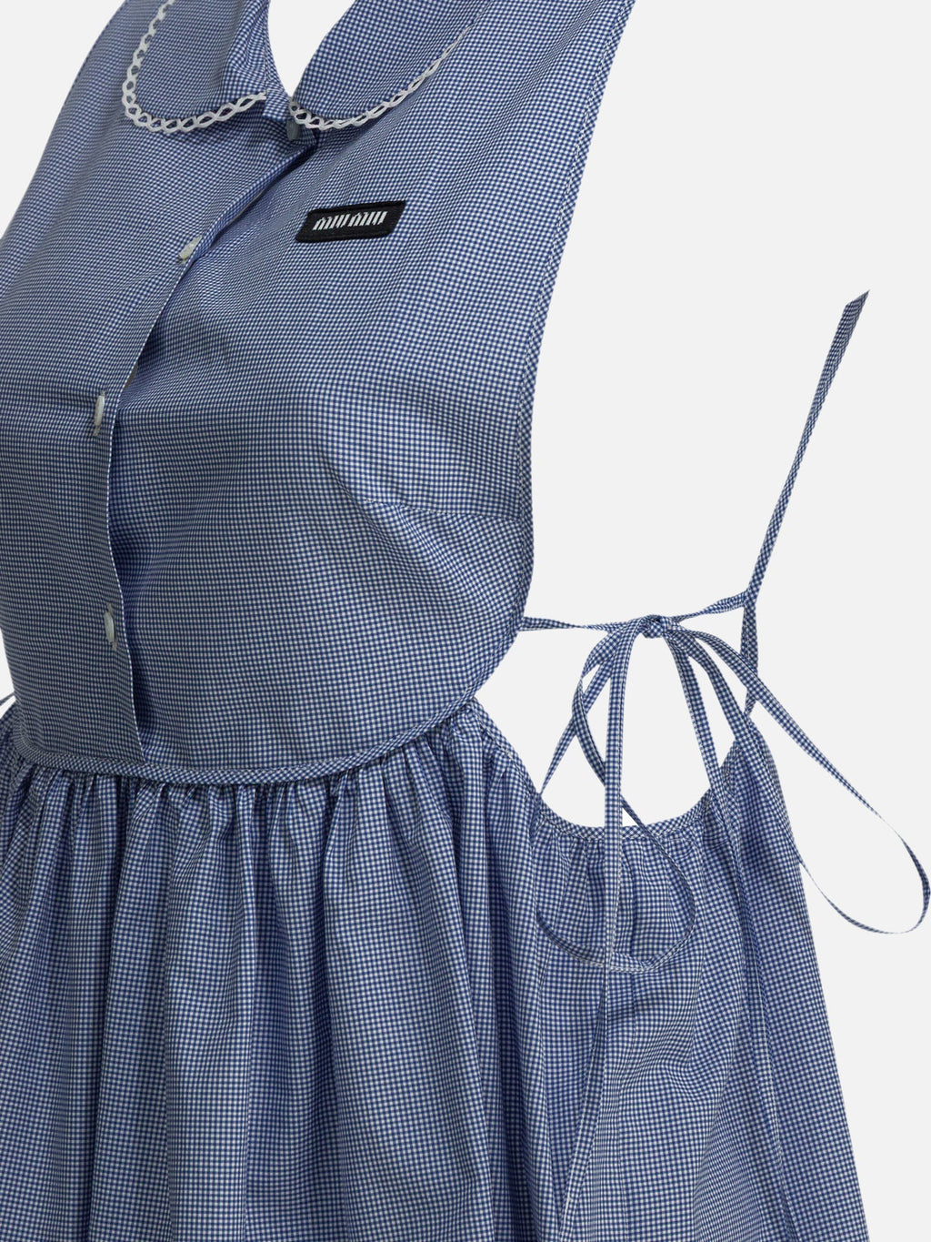 Short Dress With Logo Miu miu оригінал – Купити в Україні – збільшений вид