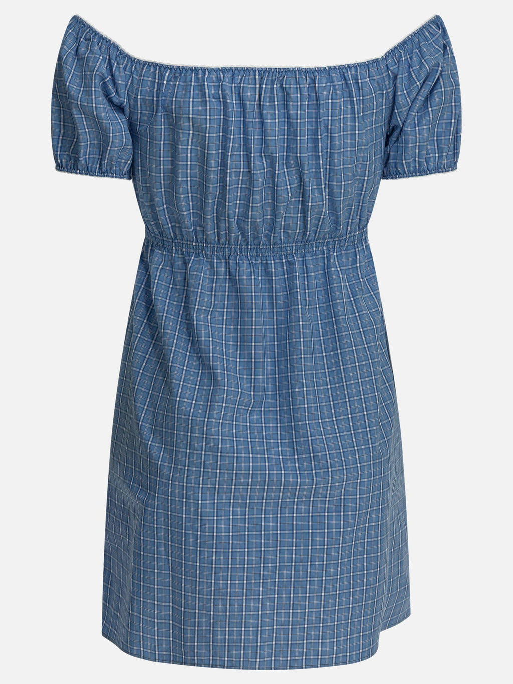Short Dress With Logo Miu miu оригінал – Купити в Україні – вид ззаду