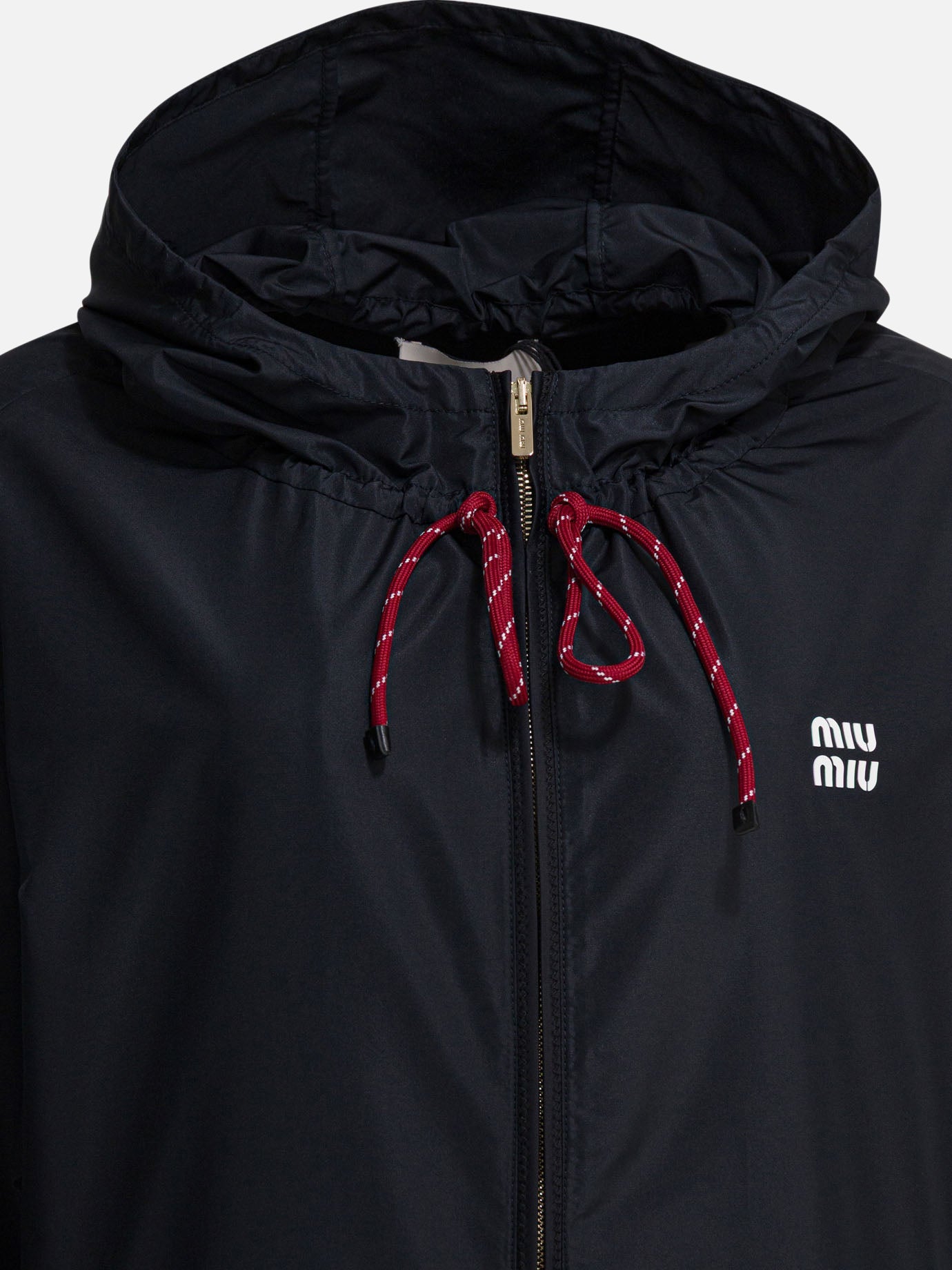 Tec Canvas Windbreaker Jacket Miu miu – Гарантія оригінальності – вид ззаду