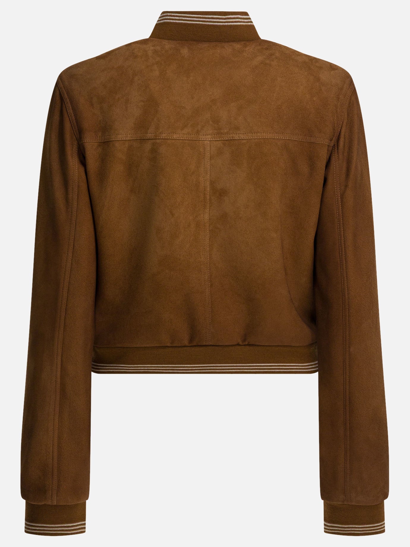 Suede Leather Bomber Jacket Miu miu оригінал – Купити в Україні – вид ззаду