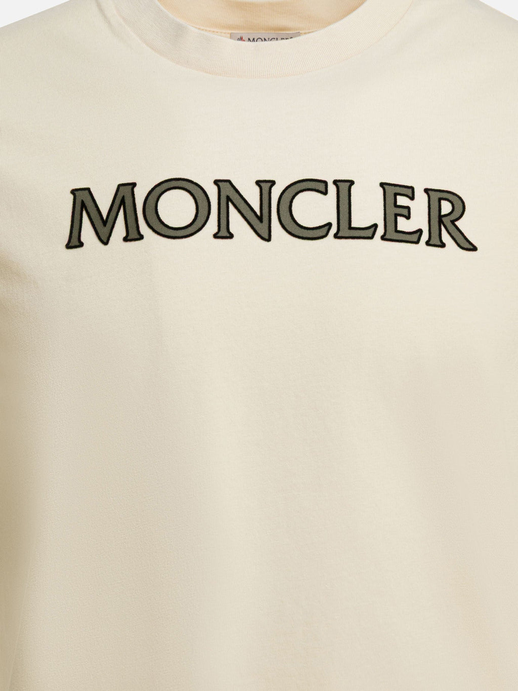 Оригінальна Crew-Neck T-Shirt With Logo Moncler – детальний вид