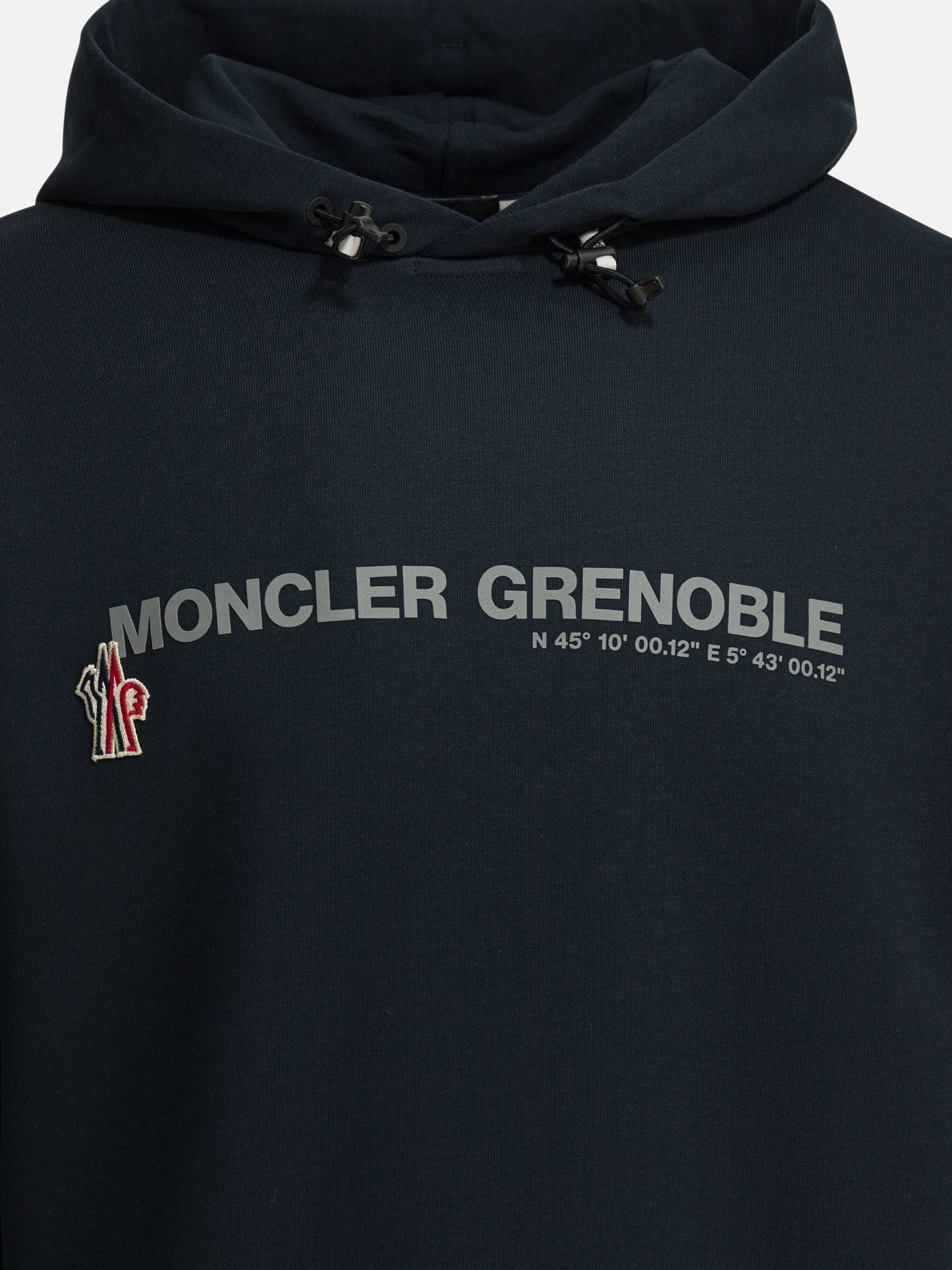 Logo Print Hoodie Moncler – Гарантія оригінальності – детальний вид - MONCLER
