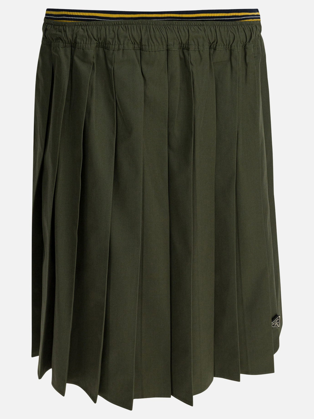 Pleated Skirt In Re-Nylon Prada – Гарантія оригінальності – боковий вид
