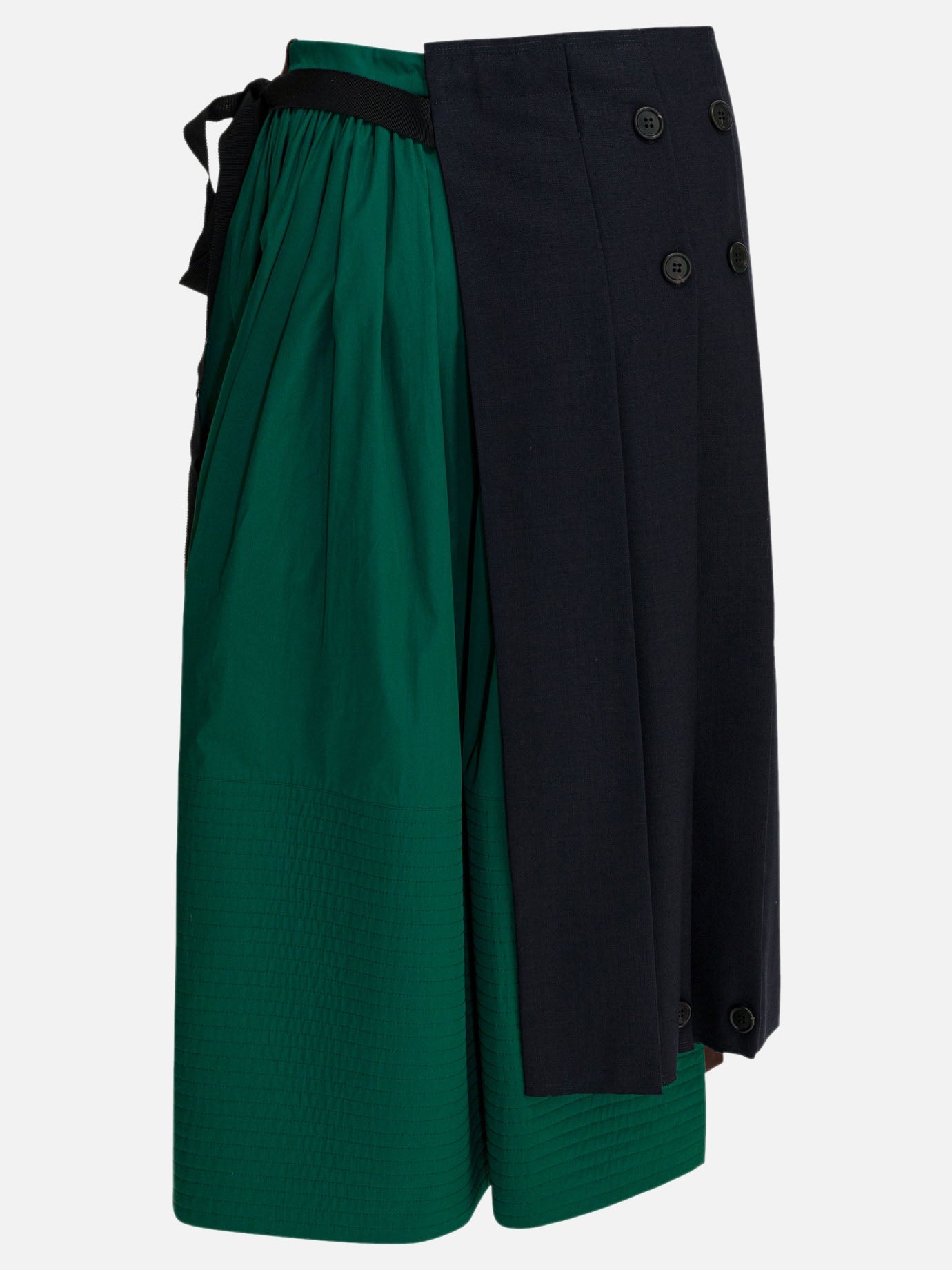 Patchwork MIDI Skirt Prada оригінал – Купити в Україні – вид ззаду