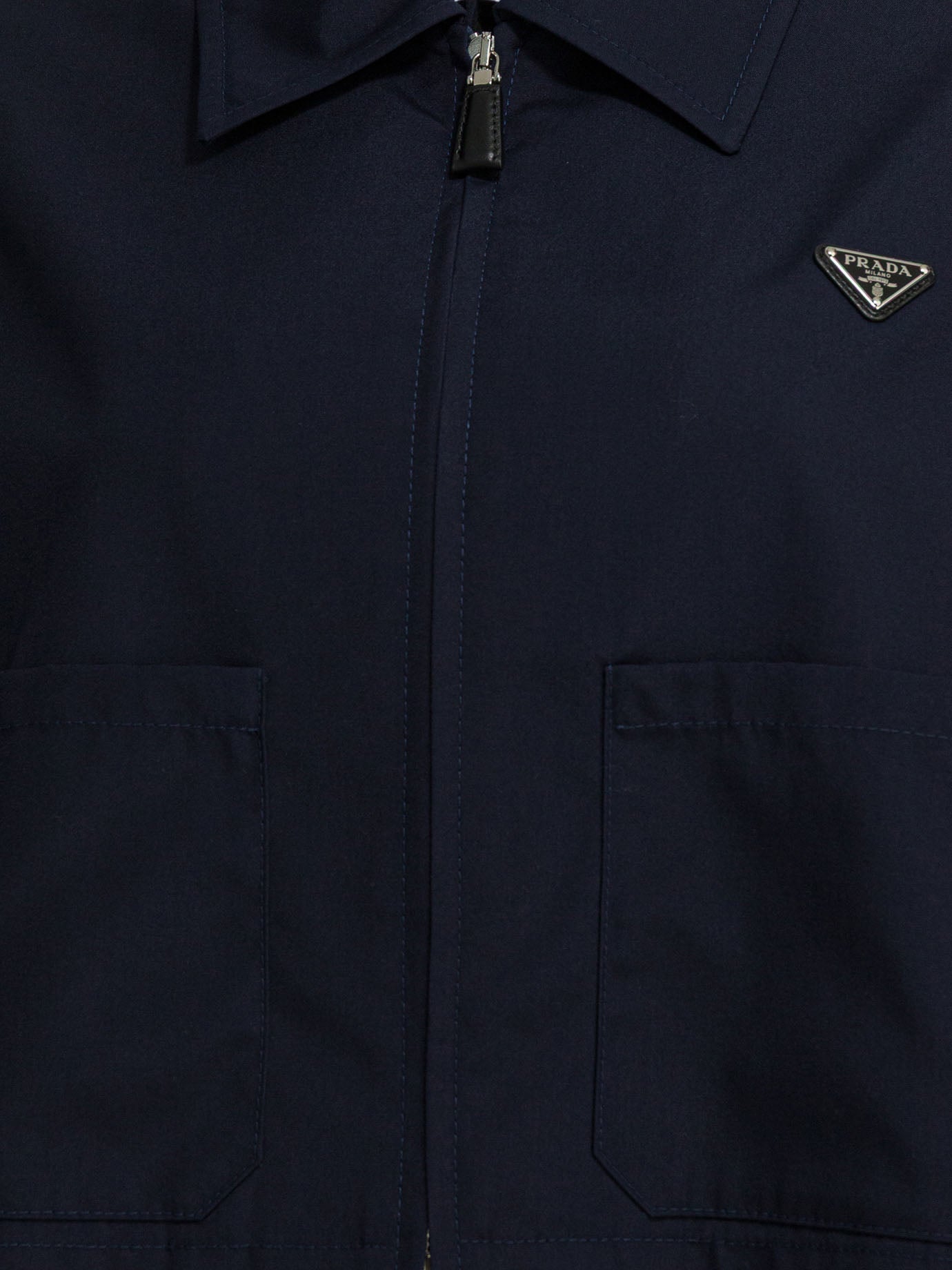Cropped Jacket With Logo Prada оригінал – Купити в Україні – детальний вид