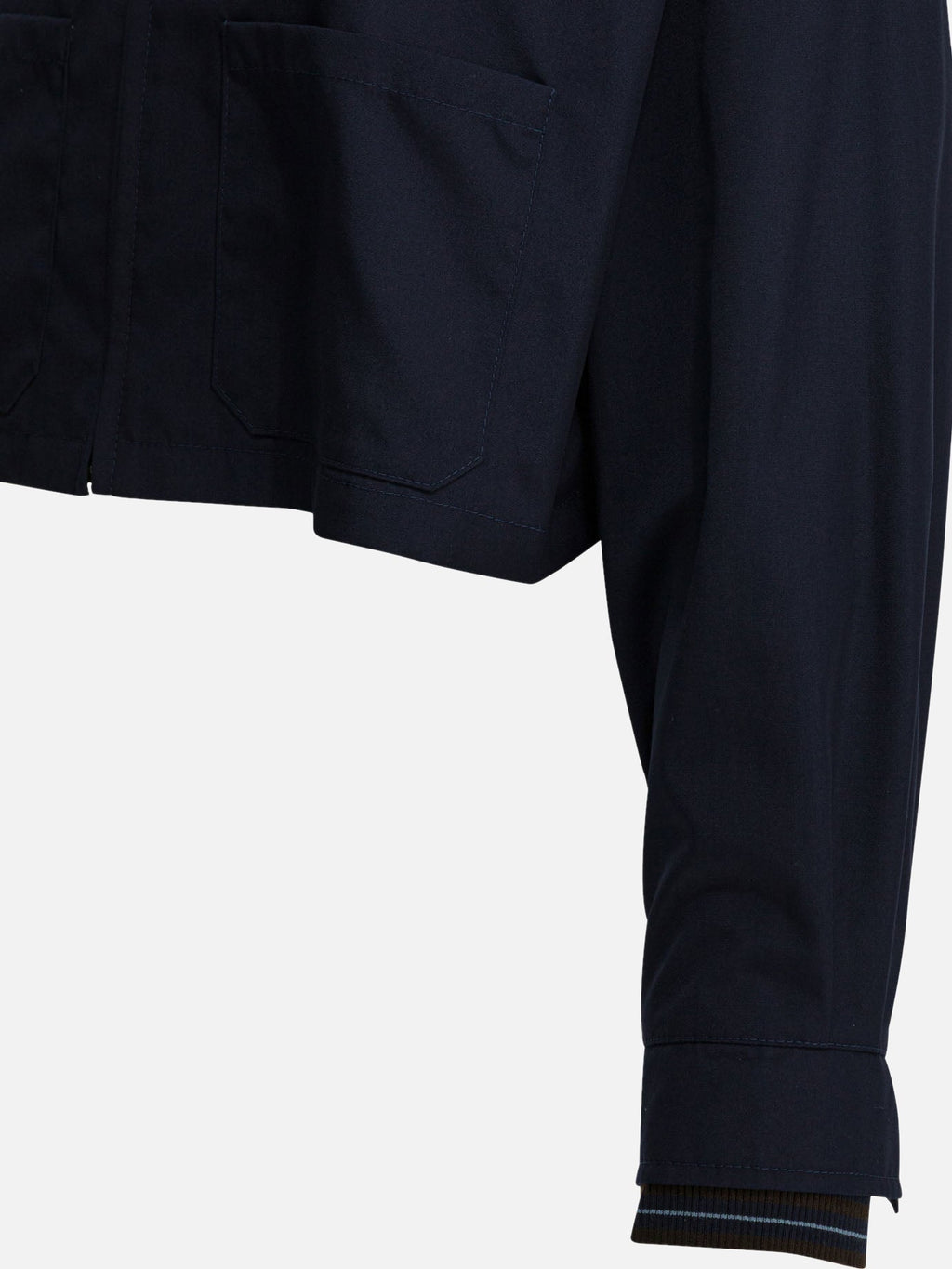 Cropped Jacket With Logo Prada оригінал – Купити в Україні – збільшений вид