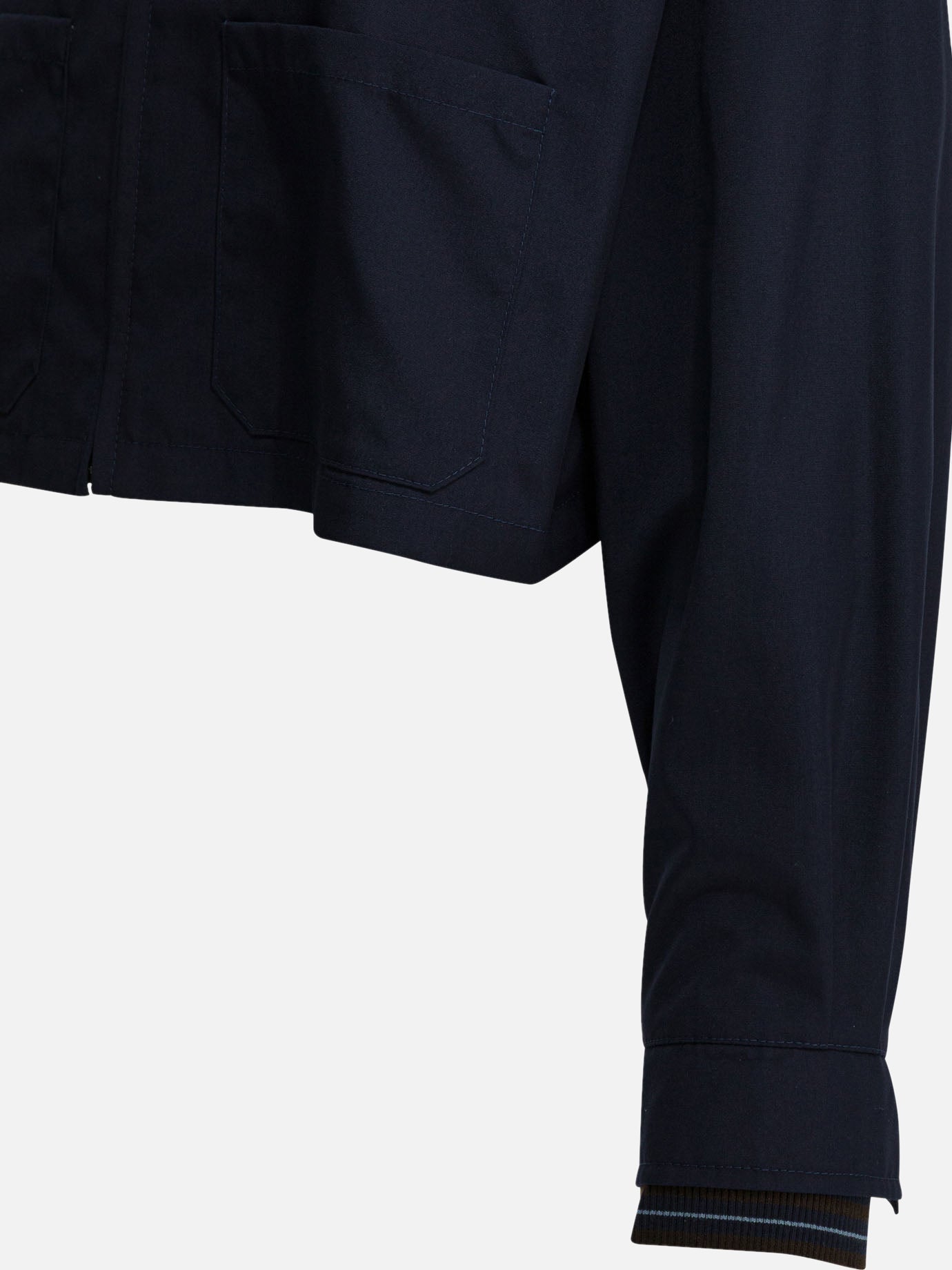 Cropped Jacket With Logo Prada оригінал – Купити в Україні – збільшений вид