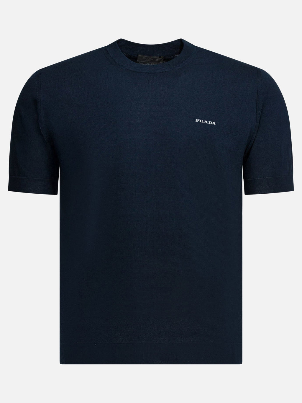 Crew-Neck Sweater With Logo Prada – Гарантія оригінальності – боковий вид