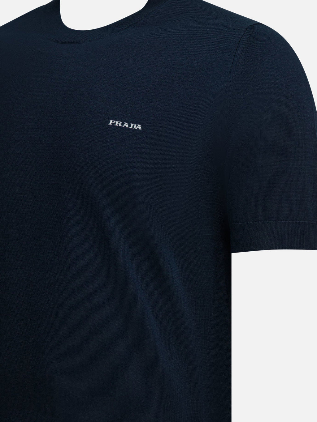 Crew-Neck Sweater With Logo Prada – Гарантія оригінальності – збільшений вид