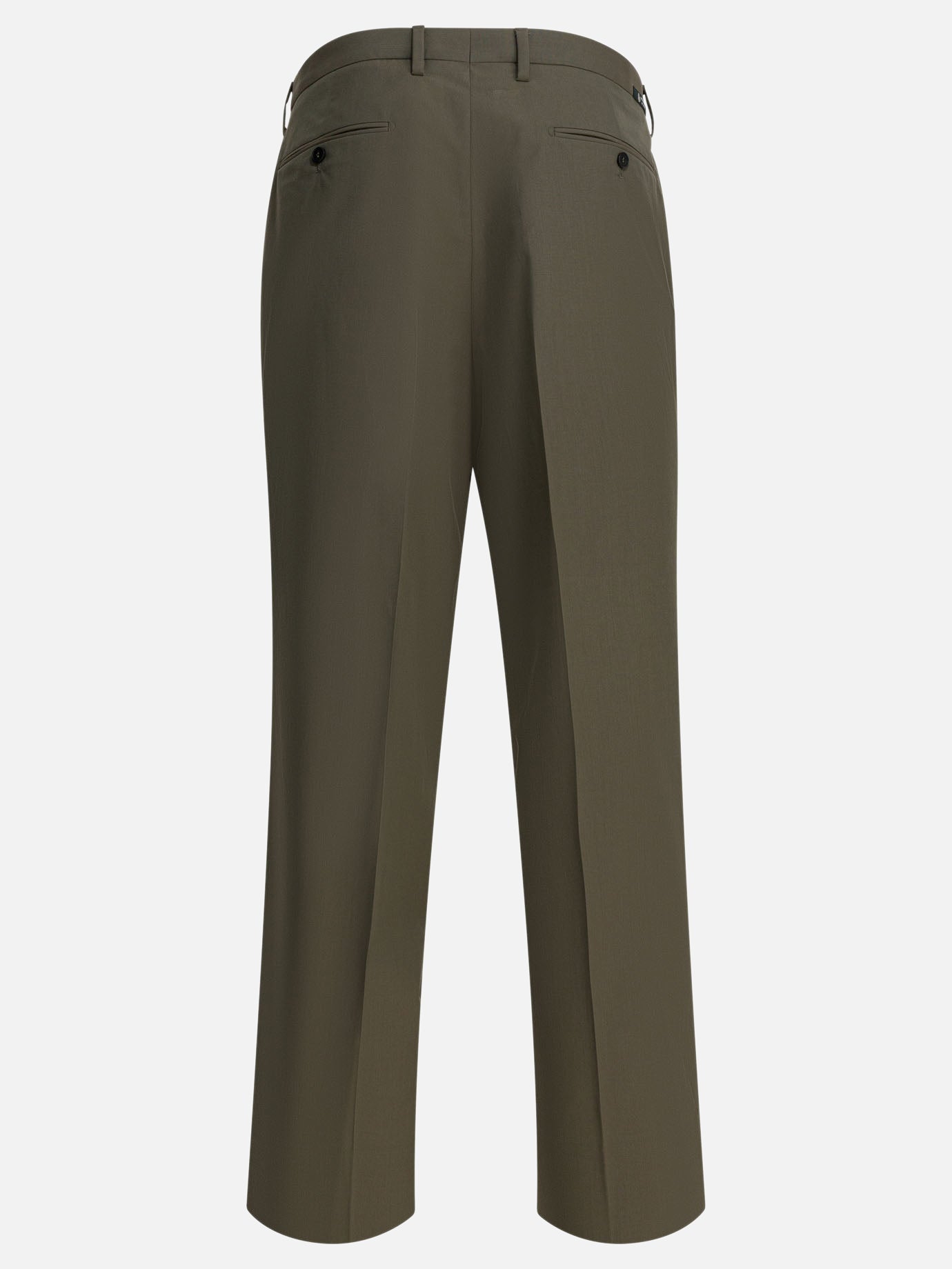 Wool Wide-Leg Pants Prada оригінал – Купити в Україні – вид ззаду