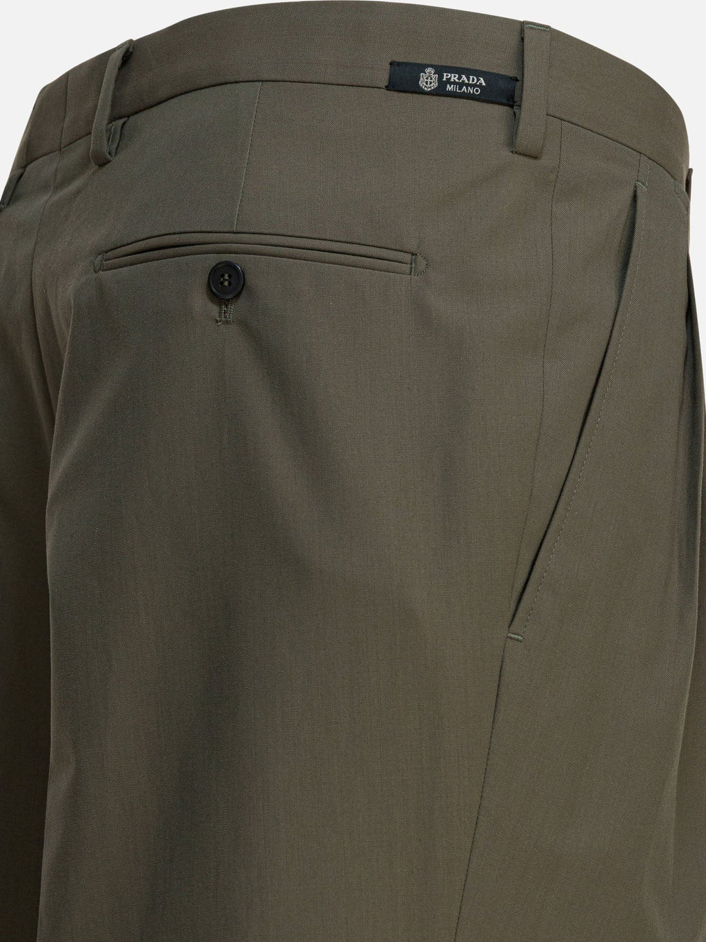 Wool Wide-Leg Pants Prada оригінал – Купити в Україні – збільшений вид