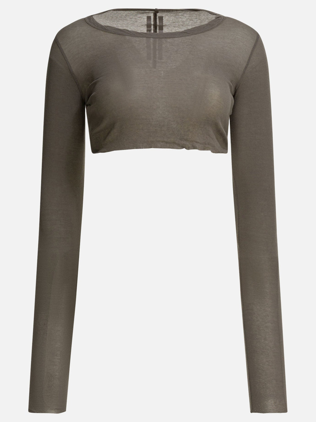 Long-Sleeved Crop Top Rick owens – Гарантія оригінальності – боковий вид