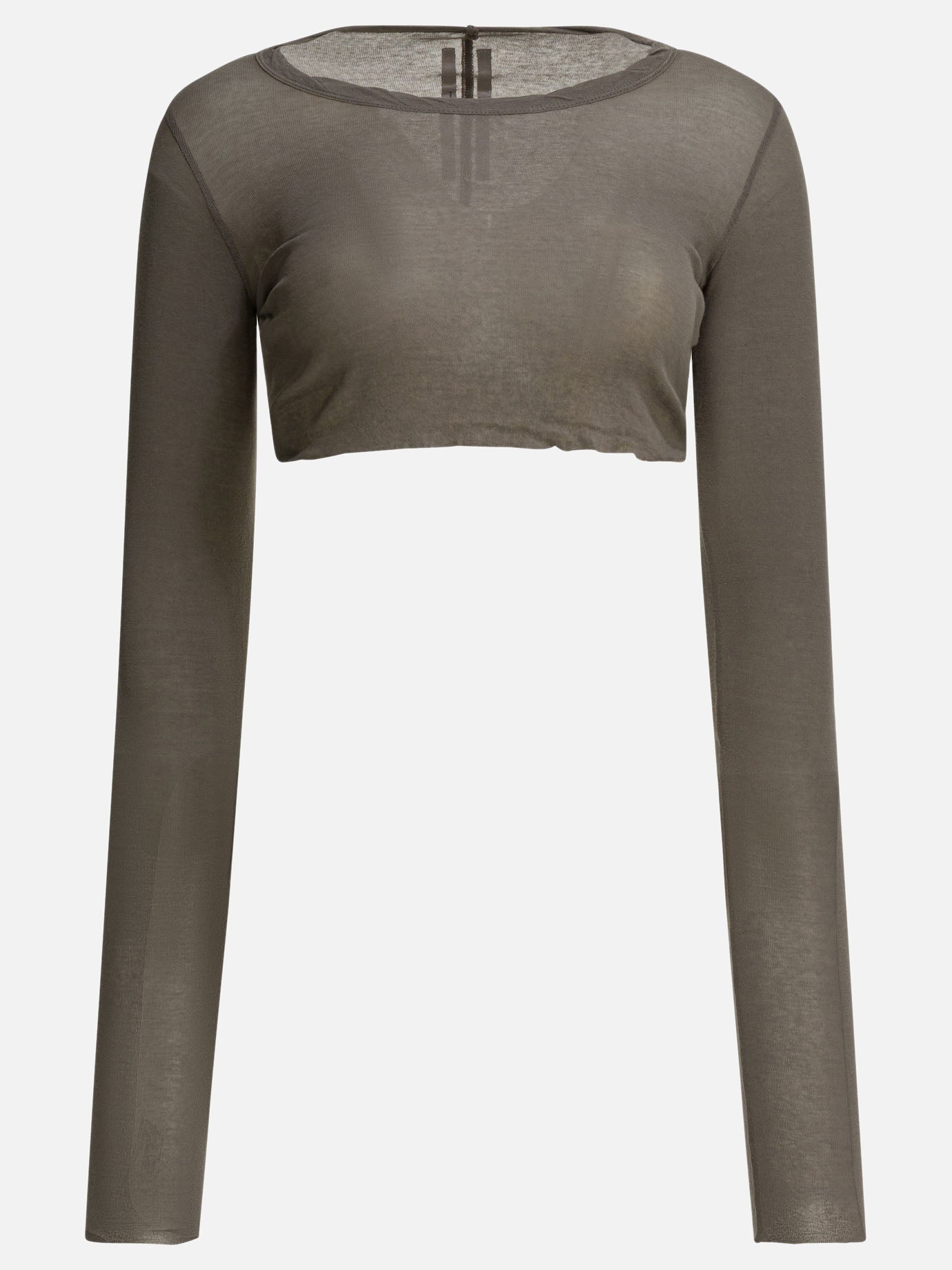 Long-Sleeved Crop Top Rick owens – Гарантія оригінальності – боковий вид