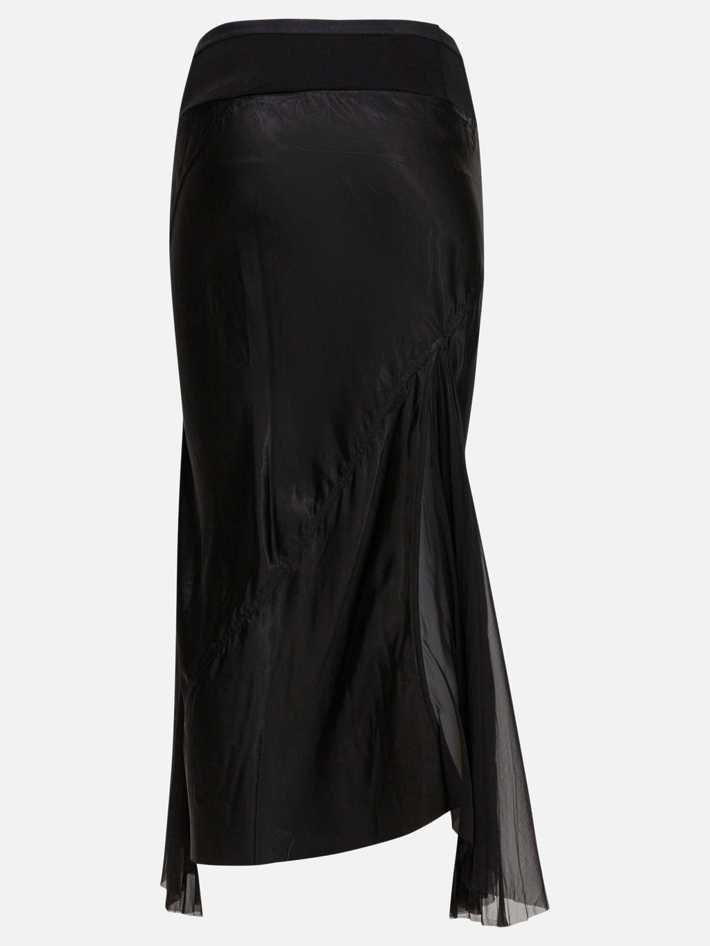 Bias MIDI Skirt Rick owens оригінал – Купити в Україні – вид ззаду