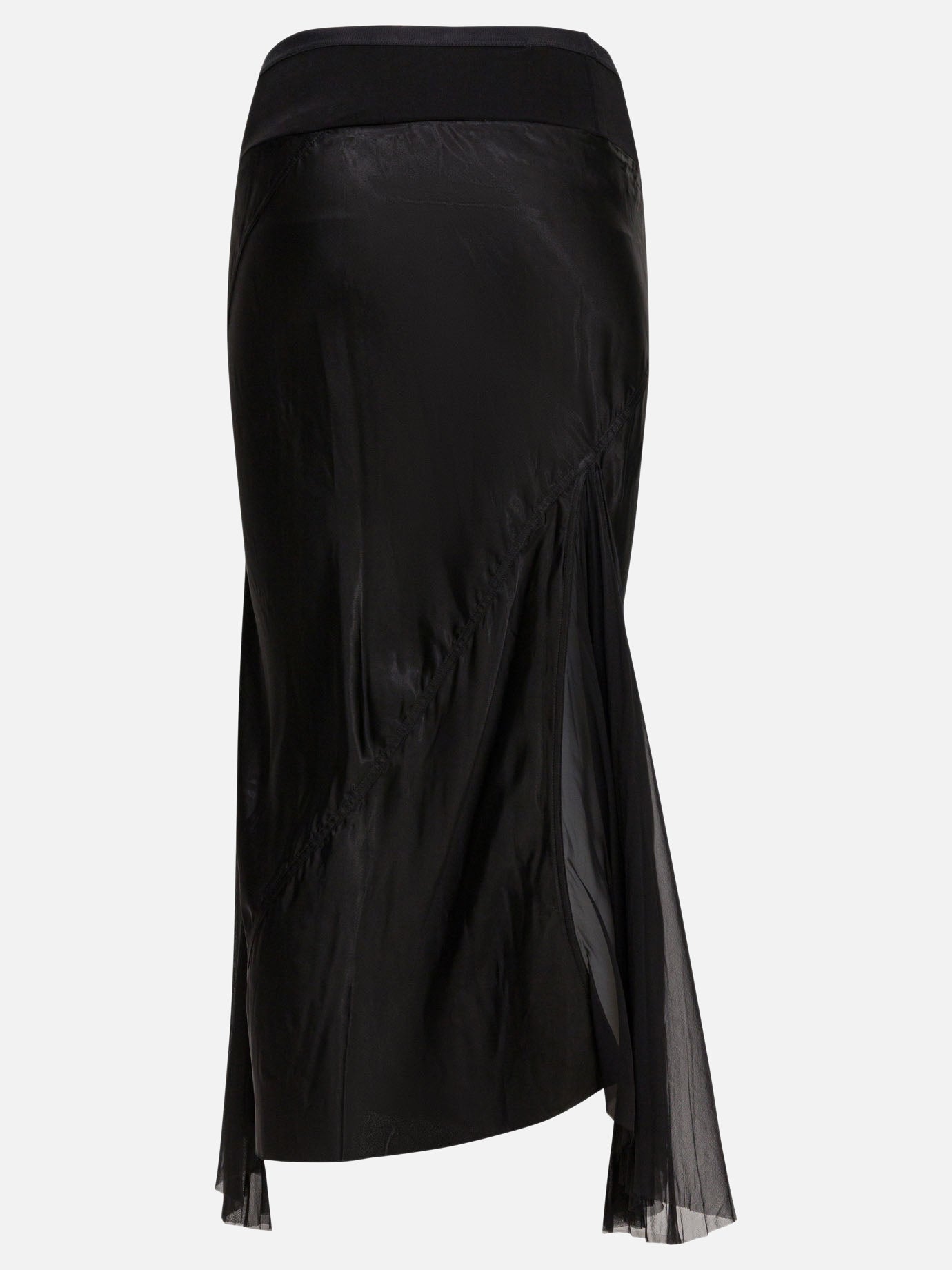 Bias MIDI Skirt Rick owens оригінал – Купити в Україні – вид ззаду