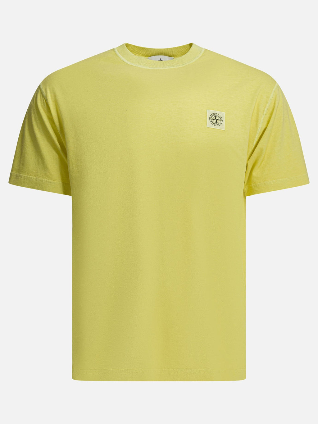 Оригінальна Crew-Neck T-Shirt With Logo Stone island – боковий вид