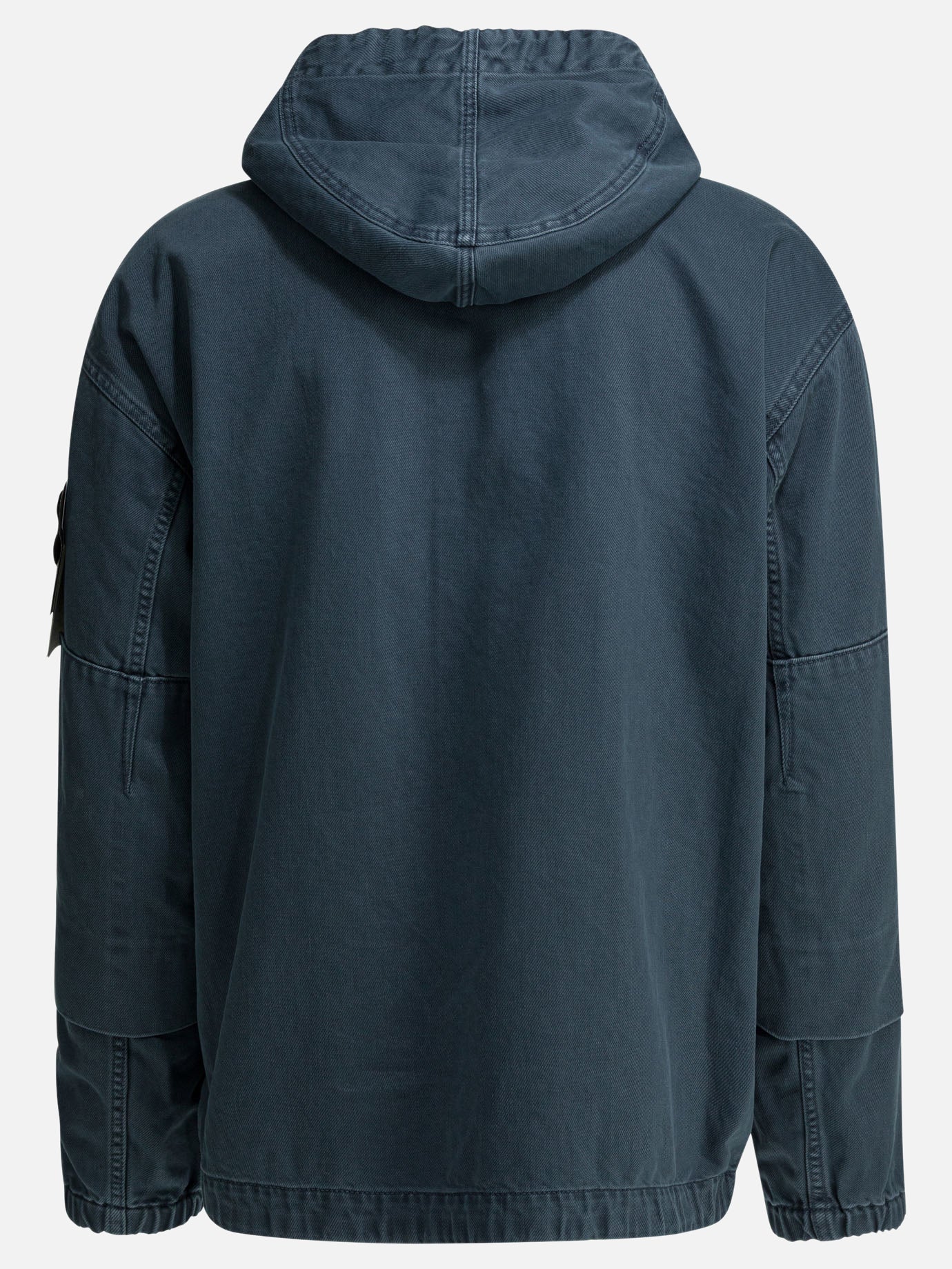 Оригінальна Denim Jacket With Logo Stone island – вид ззаду