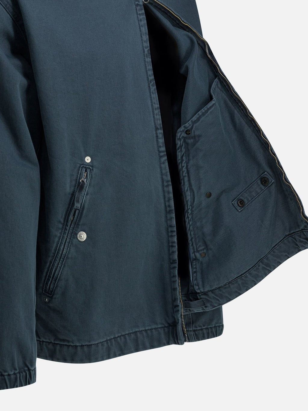 Оригінальна Denim Jacket With Logo Stone island – збільшений вид