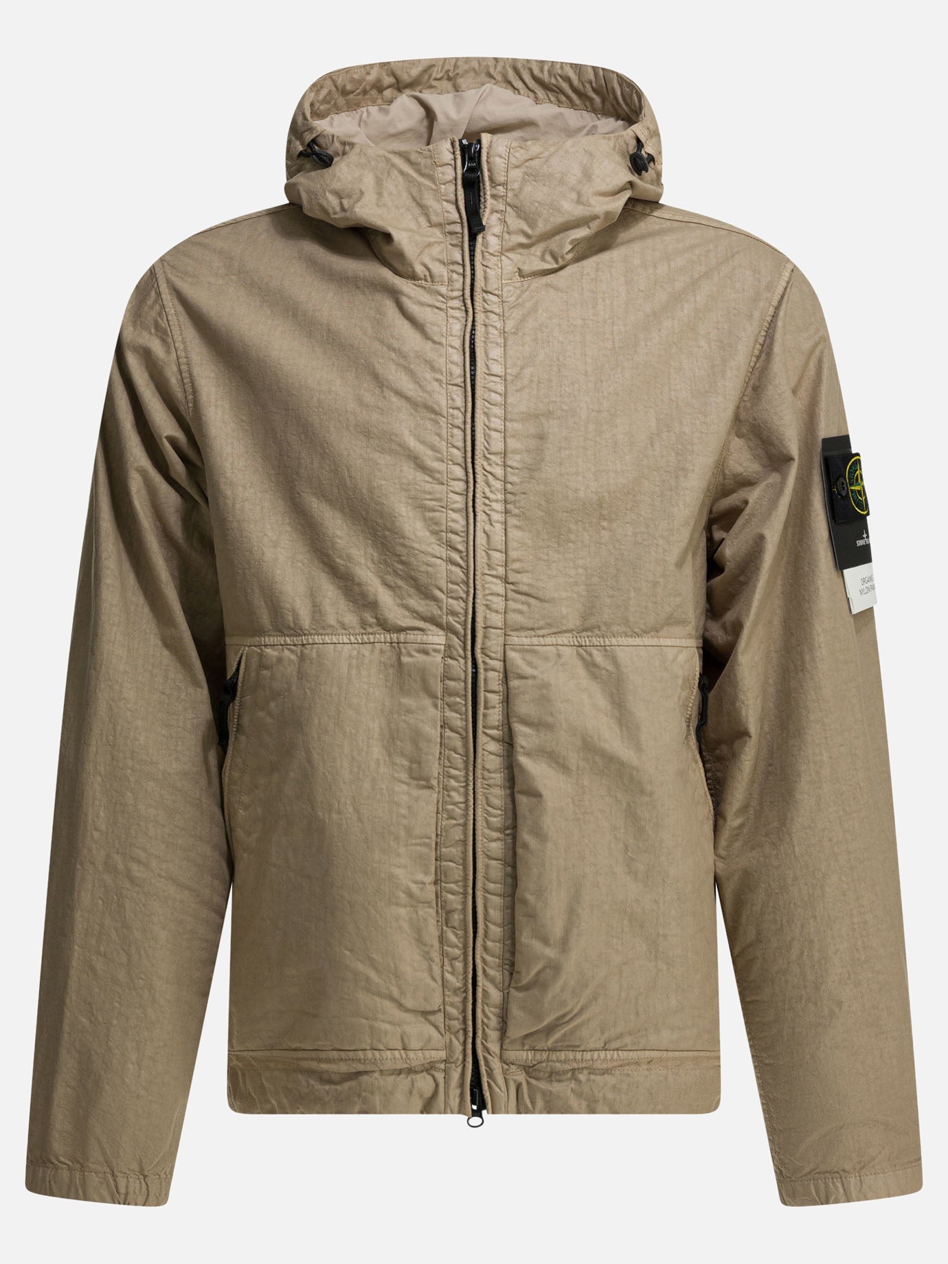 Оригінальна Raincoat With Logo Stone island – боковий вид