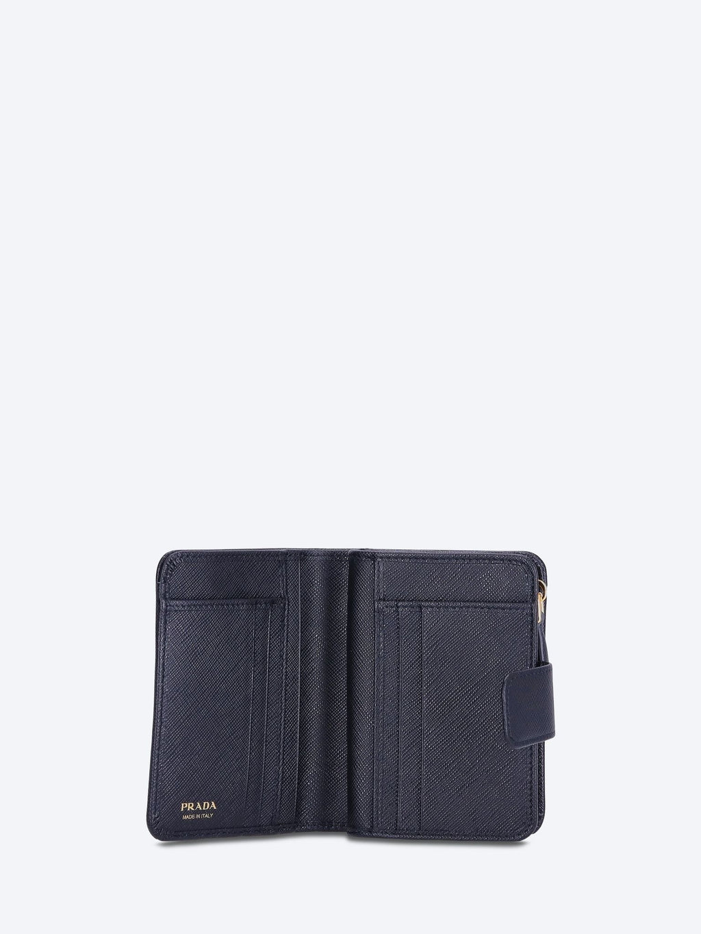 Saffiano Triangle Leather Wallet Prada оригінал – Купити в Україні – вид ззаду