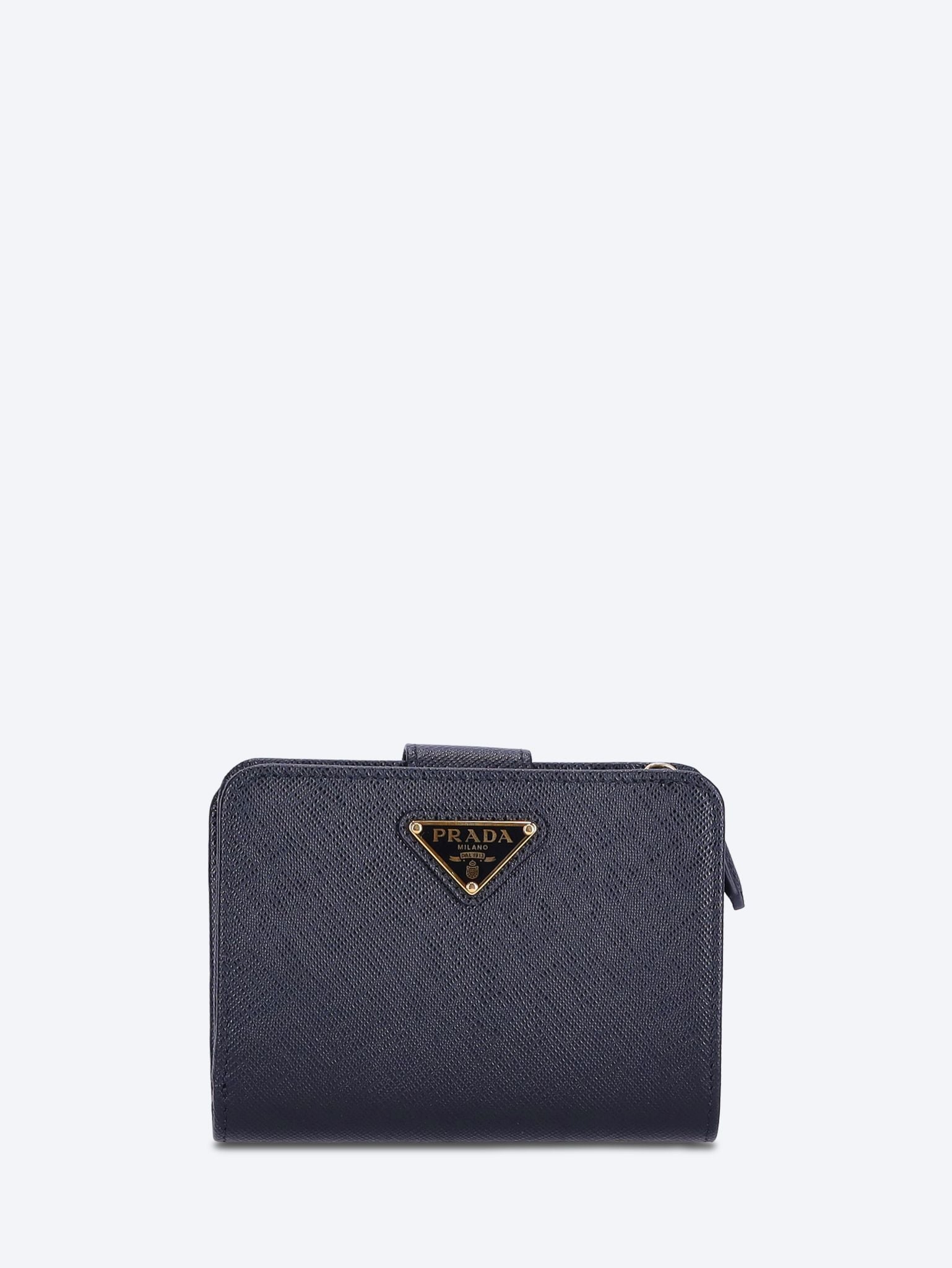 Saffiano Triangle Leather Wallet Prada оригінал – Купити в Україні – боковий вид