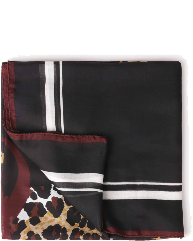 Leopard Print Scarf Saint laurent – Гарантія оригінальності