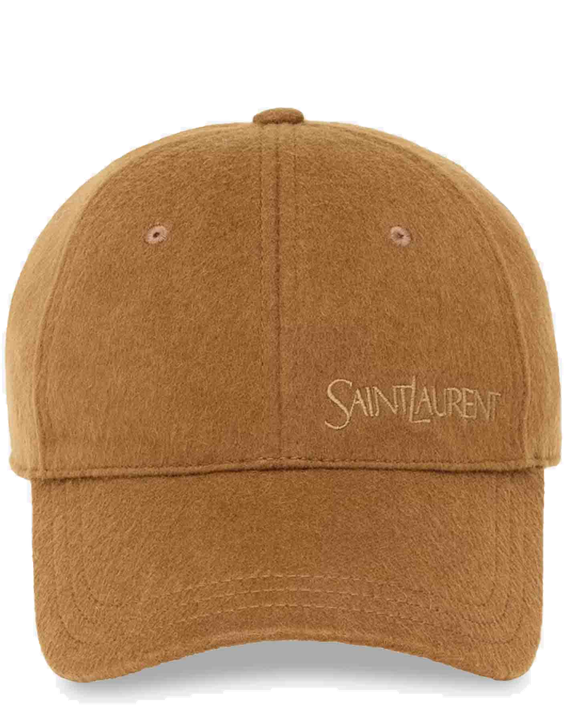 Cashmere Logo Cap Saint laurent – Гарантія оригінальності