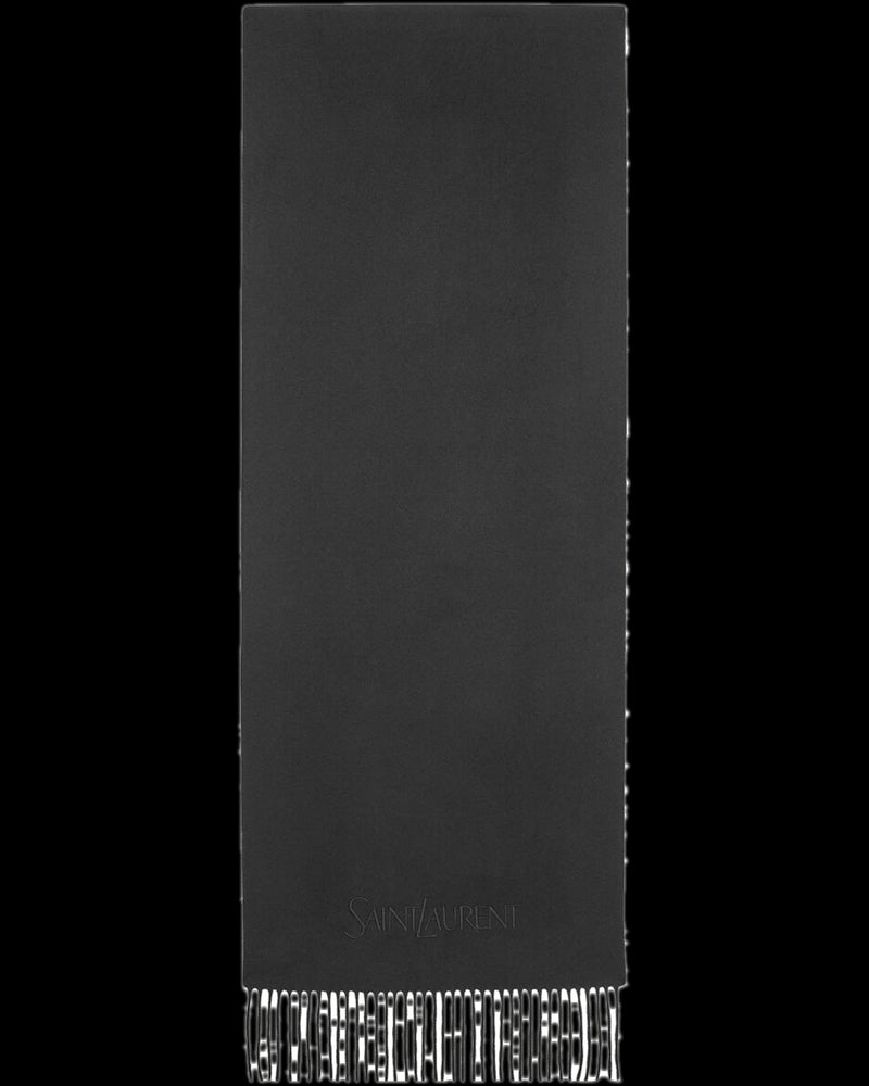 BG_REMOVED_CATALOG_SCARF IN CASHMERE JACQUARD - SAINT LAURENT