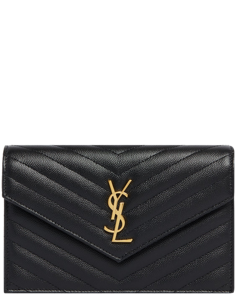 Black Cassandre Envelope Chain Wallet Saint laurent – Гарантія оригінальності