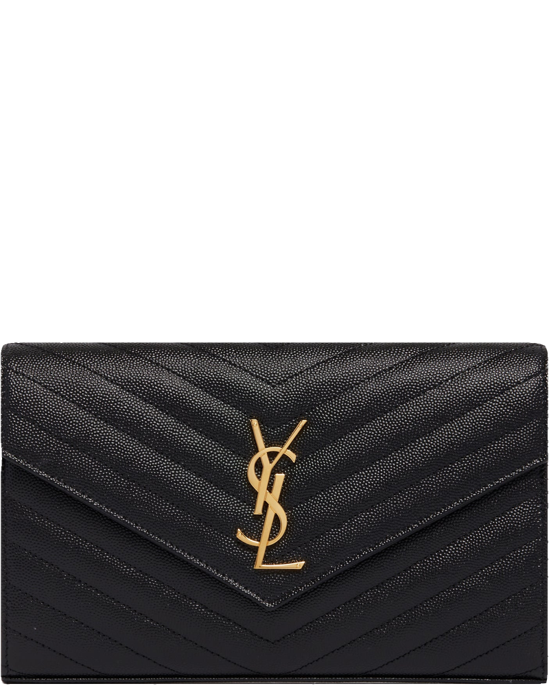 Оригінальна Black Cassandre Chain Wallet Saint laurent