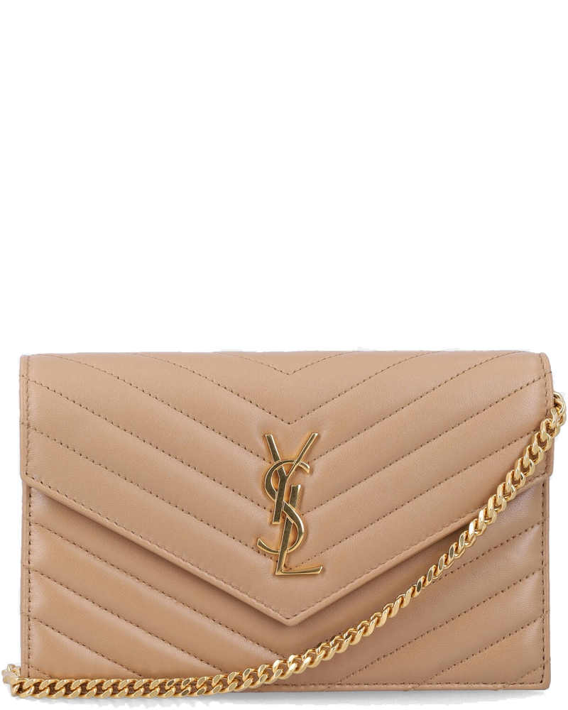 Оригінальна Cassandre Lambskin Chain Wallet Saint laurent