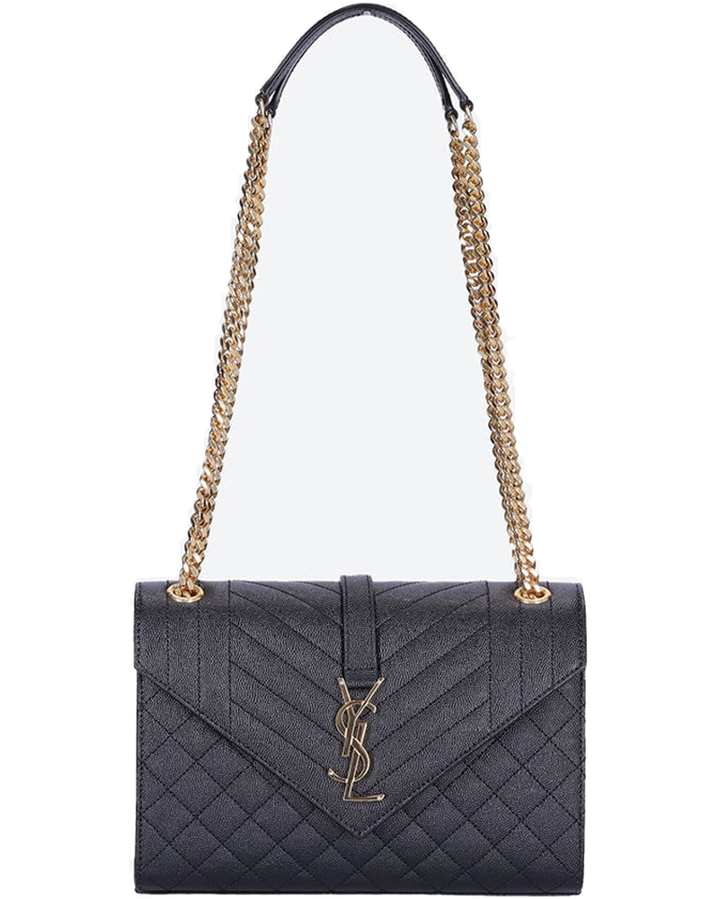Оригінальна Envelope Medium Quilted Leather Shoulder Bag Saint laurent