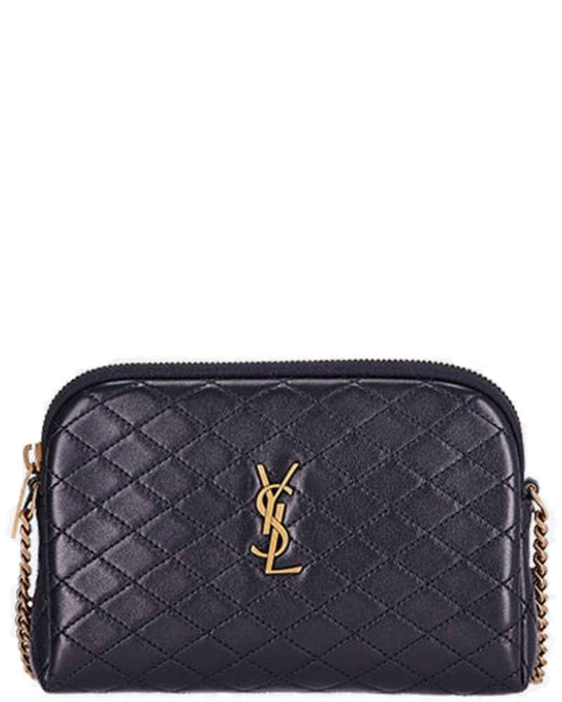Gaby Lambskin Zippered Shoulder Bag Saint laurent оригінал – Купити в Україні