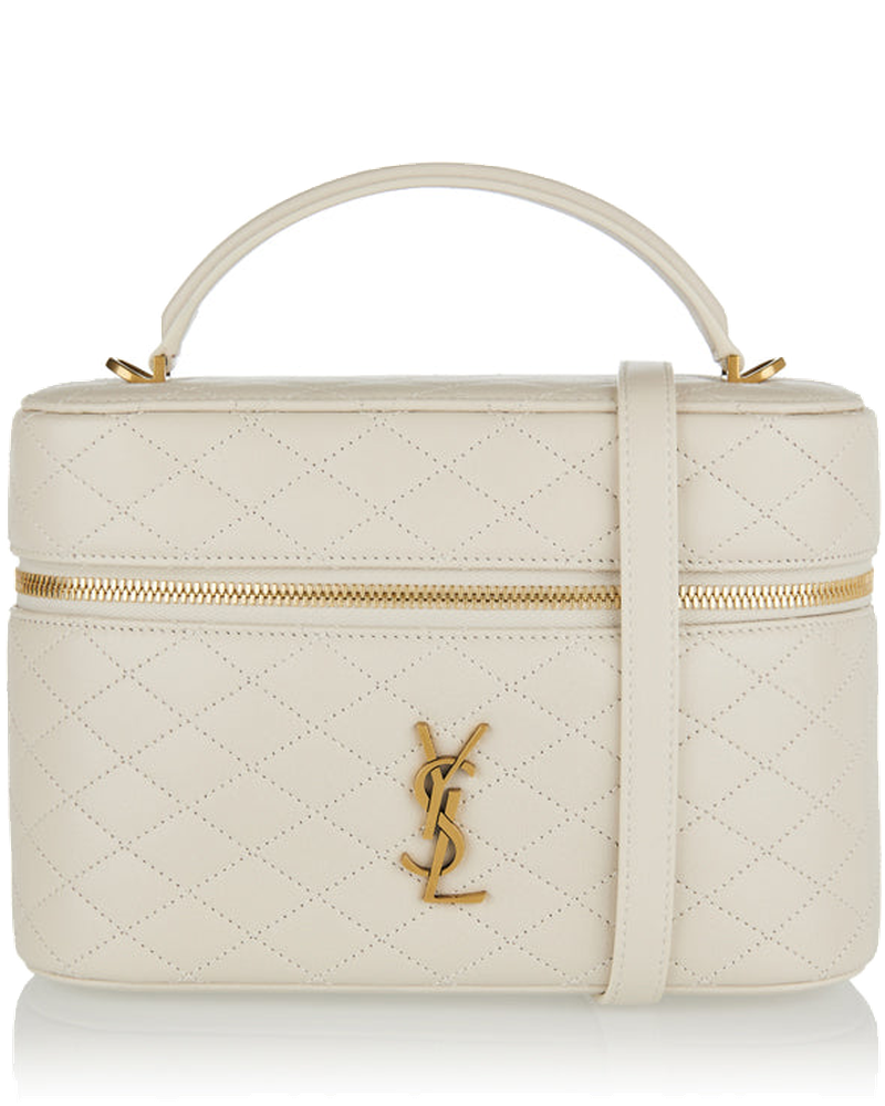 Оригінальна Gaby Large Vanity Leather Bag Saint laurent