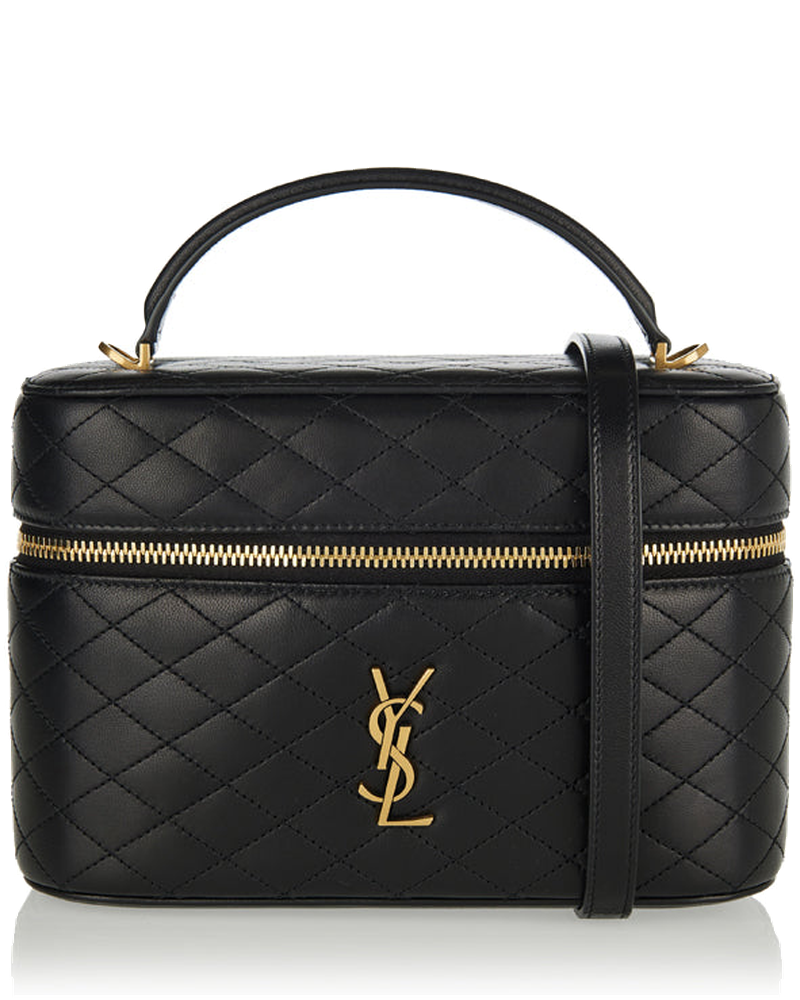 Оригінальна Gaby Large Vanity Leather Bag Saint laurent