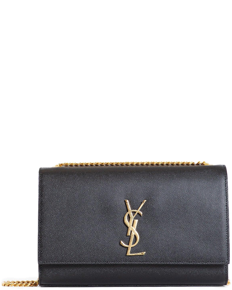 Kate Medium Chain Bag In Grain De Poudre Embossed Leather Saint laurent – Гарантія оригінальності
