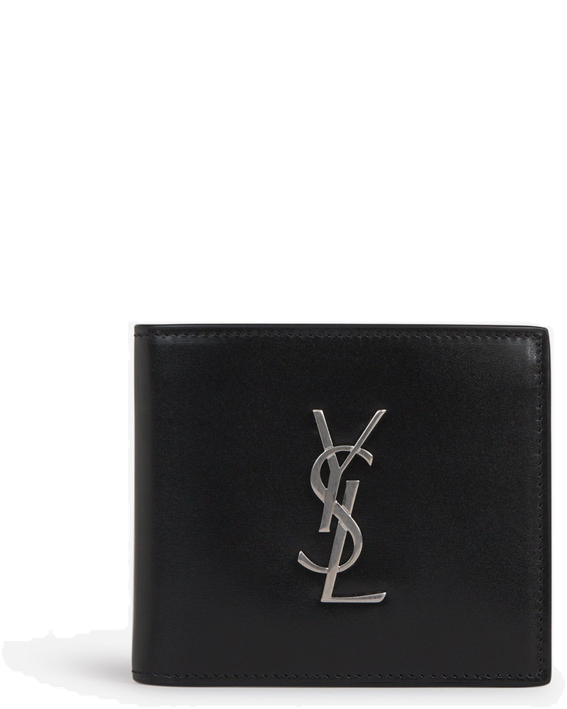 Оригінальна Leather Logo Wallet Saint laurent