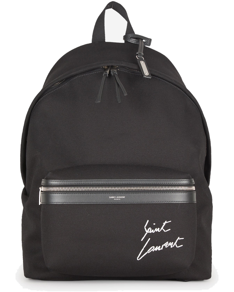 Logo City Backpack Saint laurent – Гарантія оригінальності