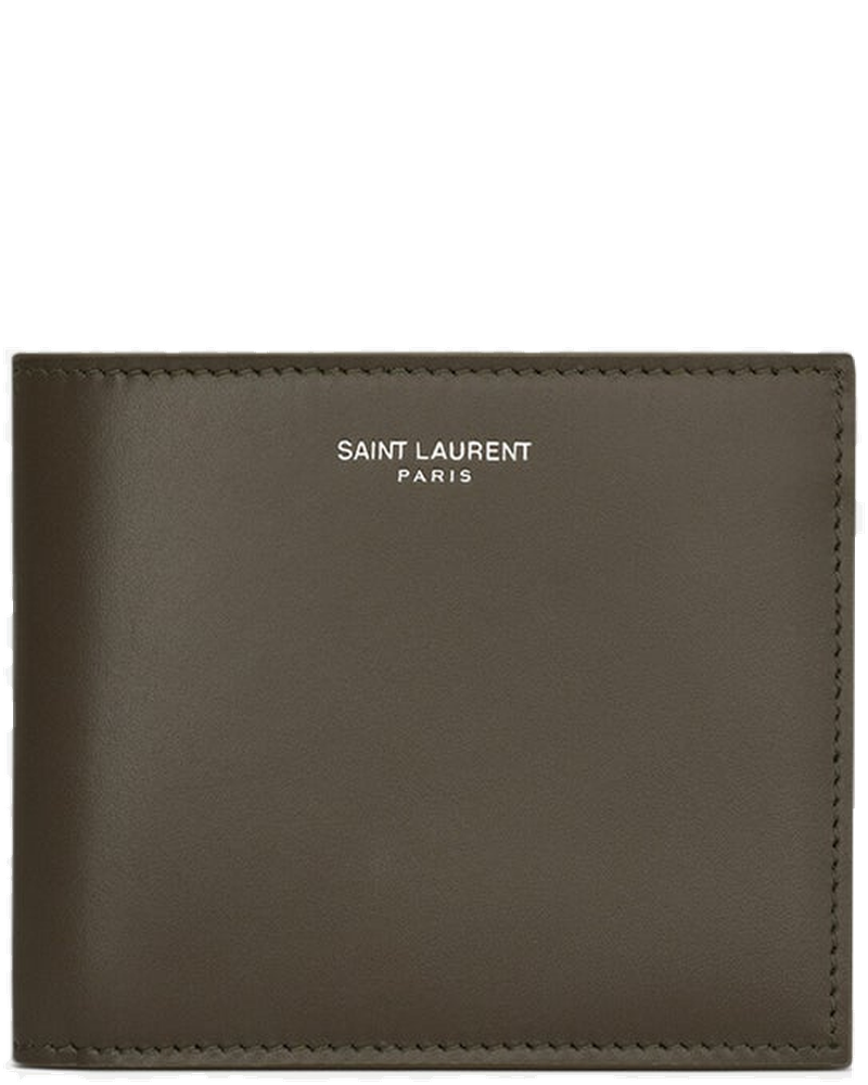 Logo Leather Wallet Saint laurent – Гарантія оригінальності