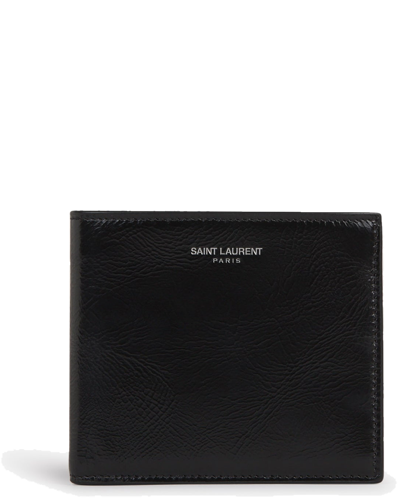 Logo Leather Wallet Saint laurent – Гарантія оригінальності