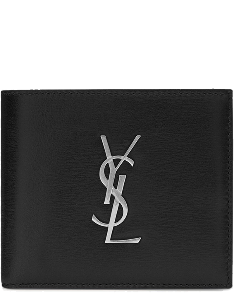Logo Leather Wallet Saint laurent – Гарантія оригінальності