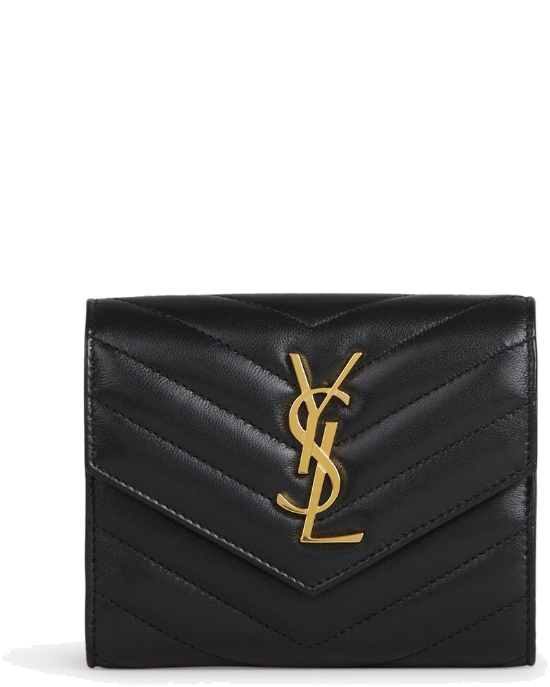 Logo Leather Wallet Saint laurent – Гарантія оригінальності