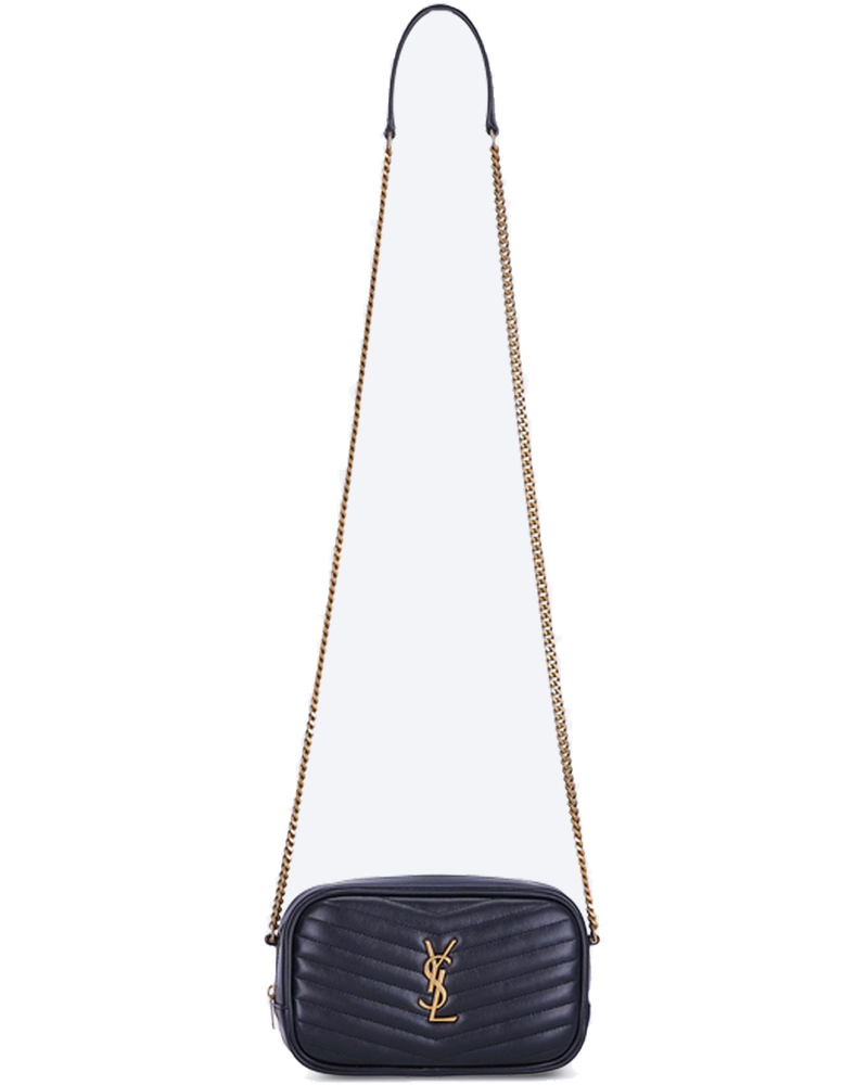 Оригінальна Lou Mini Leather Shoulder Bag Saint laurent