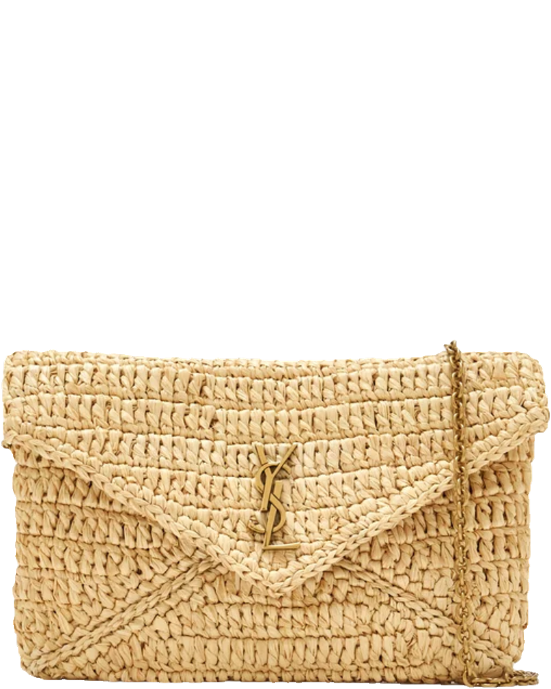 Cassandre Raffia Chain Pouch Saint laurent – Гарантія оригінальності