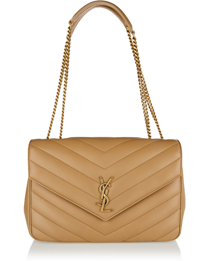 Оригінальна Loulou Large Matelassé Leather Shoulder Bag Saint laurent
